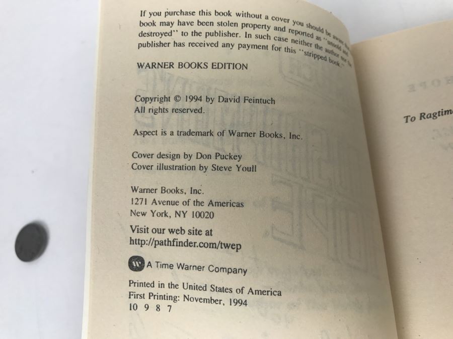 Signed Set Of (5) Paperback Books By David Feintuch [Photo 14]