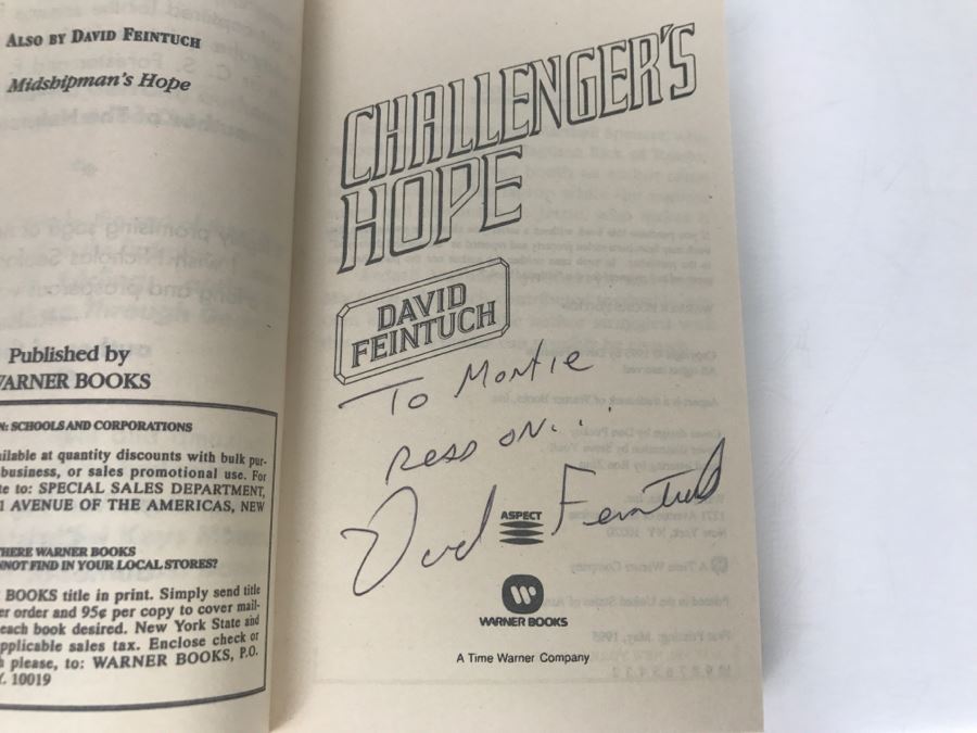 Signed Set Of (5) Paperback Books By David Feintuch [Photo 29]