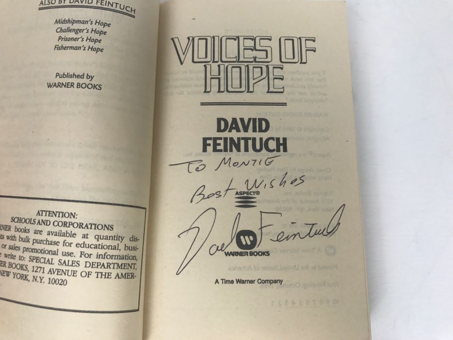 Signed Set Of (5) Paperback Books By David Feintuch [Photo 23]