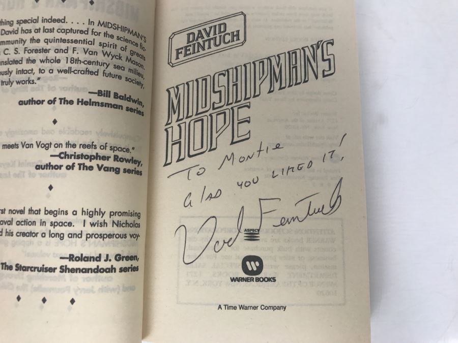 Signed Set Of (5) Paperback Books By David Feintuch [Photo 12]