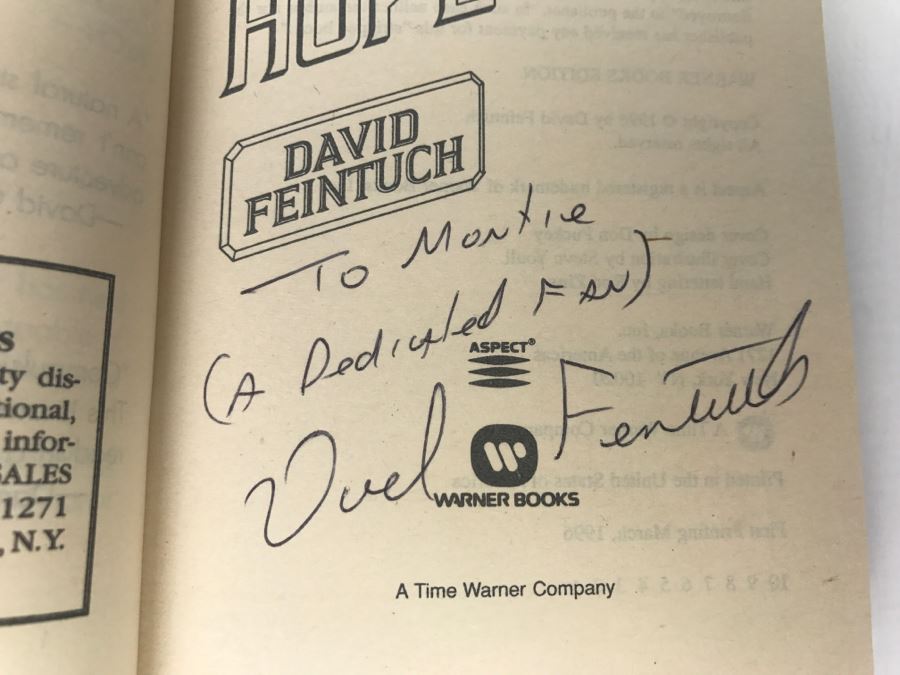 Signed Set Of (5) Paperback Books By David Feintuch [Photo 7]