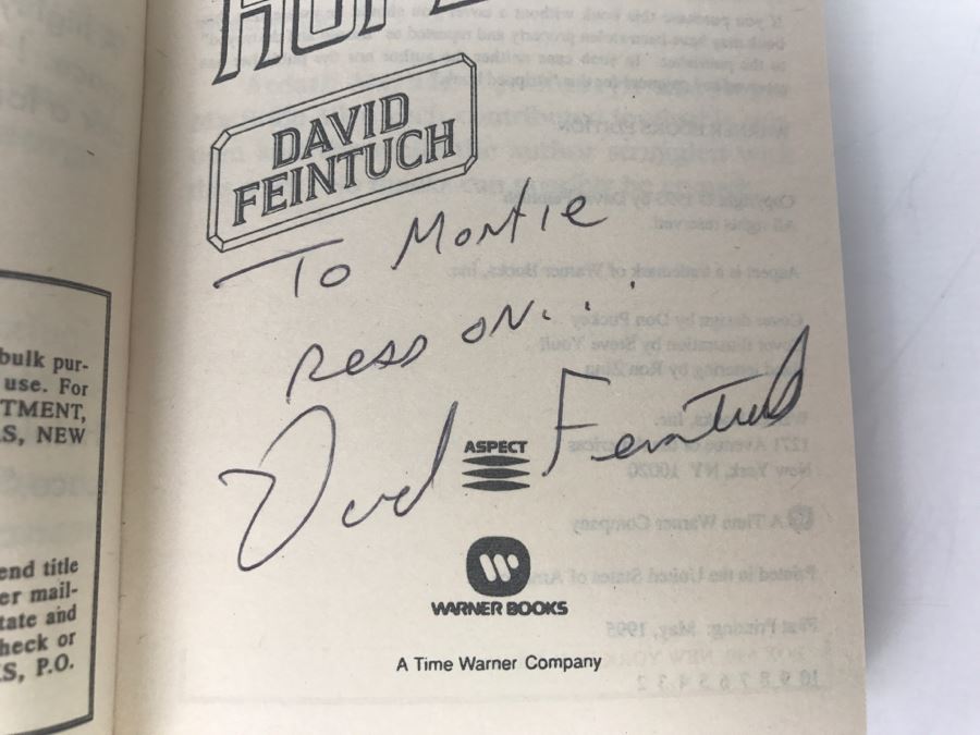 Signed Set Of (5) Paperback Books By David Feintuch [Photo 30]