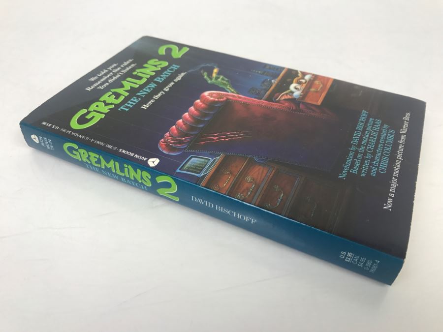 Signed Set Of (2) Paperback Books WarGames And Gremlins 2 By David Bischoff [Photo 14]
