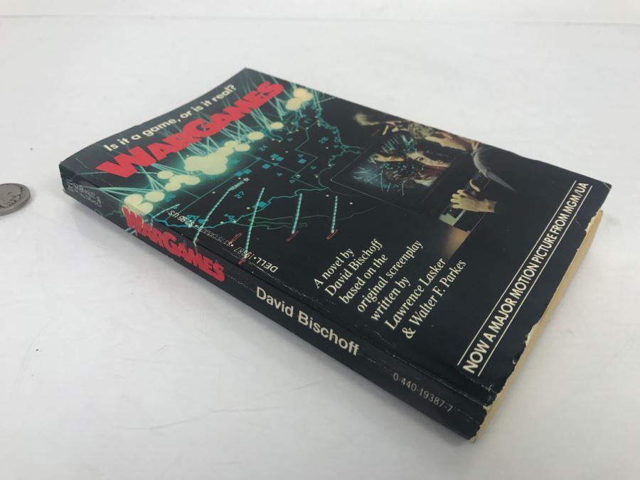 Signed Set Of (2) Paperback Books WarGames And Gremlins 2 By David Bischoff [Photo 4]