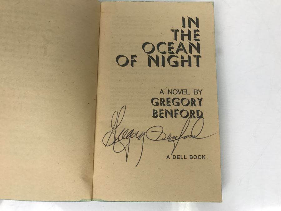 Signed Set Of (3) Paperback Books By Gregory Benford [Photo 12]