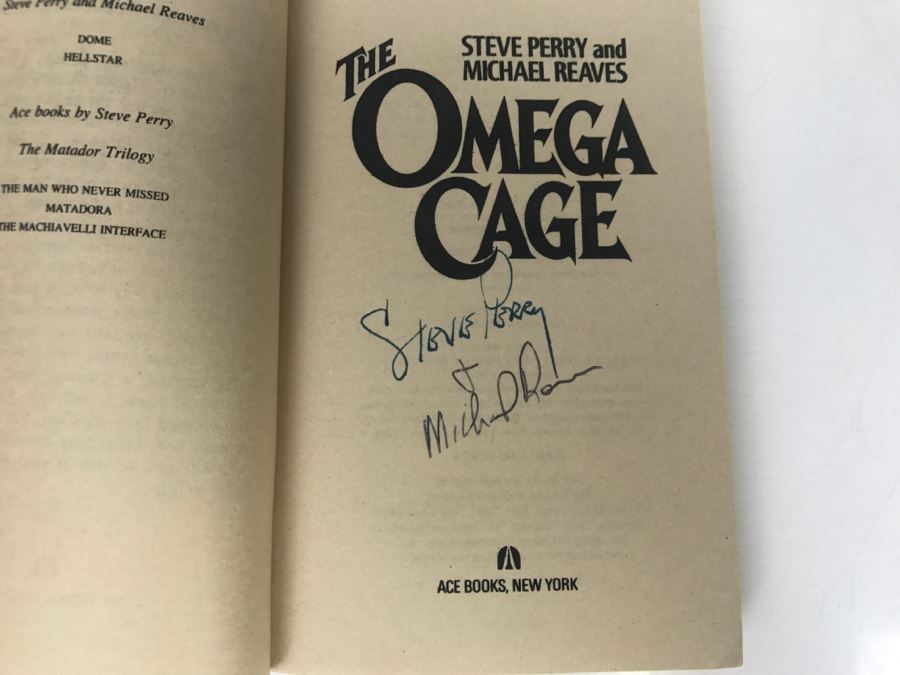 Signed Set Of (3) Paperback Books By Steve Perry [Photo 12]