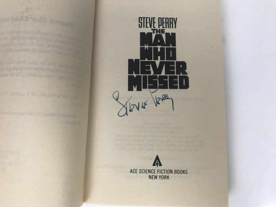 Signed Set Of (3) Paperback Books By Steve Perry [Photo 18]