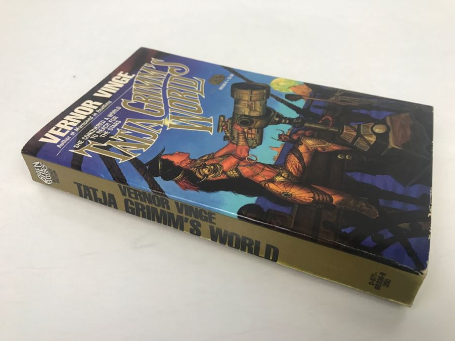 Signed Set Of (2) Paperback Books By Vernor Vinge [Photo 11]