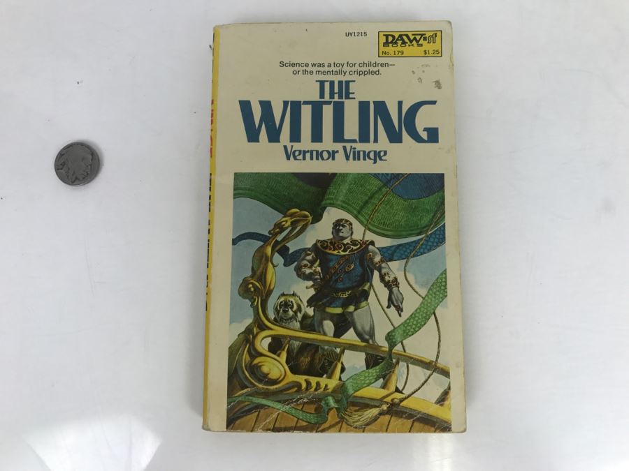 Signed Set Of (2) Paperback Books By Vernor Vinge [Photo 3]