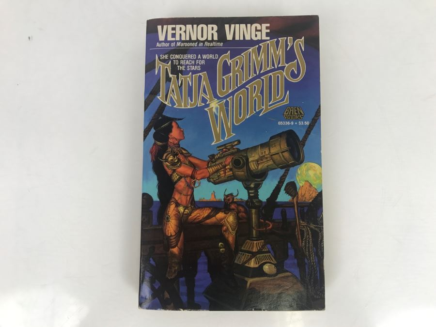 Signed Set Of (2) Paperback Books By Vernor Vinge [Photo 10]