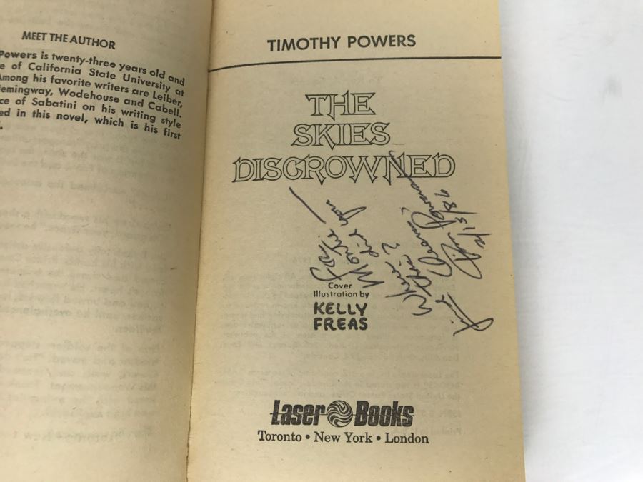 Signed Set Of (2) Paperback Books By Timothy Powers [Photo 6]