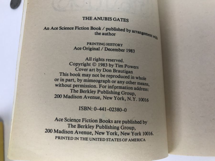 Signed Set Of (2) Paperback Books By Timothy Powers [Photo 13]