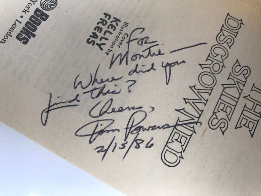 Signed Set Of (2) Paperback Books By Timothy Powers [Photo 7]