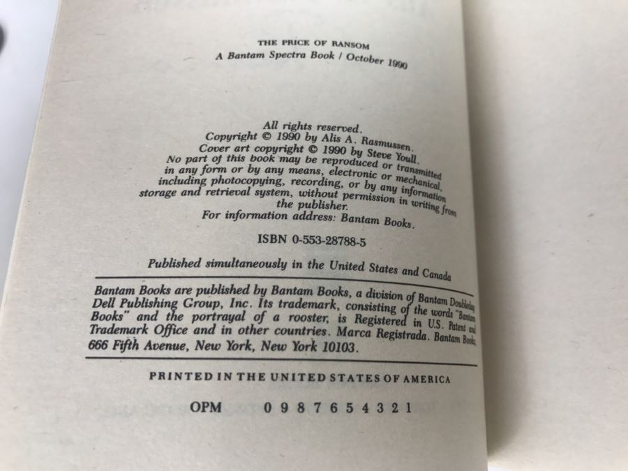 Signed Set Of (3) Paperback Books By Alis A. Rasmussen [Photo 20]