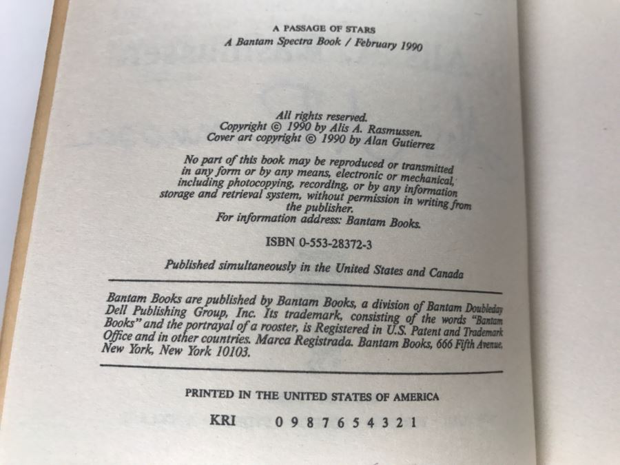 Signed Set Of (3) Paperback Books By Alis A. Rasmussen [Photo 8]