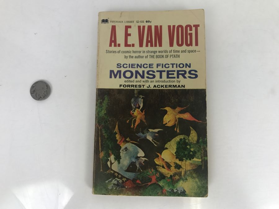 Signed Paperback Book 'Science Fiction Monster' By A. E. Van Vogt (Signed) And Forrest J. Ackerman (Signed) [Photo 7]
