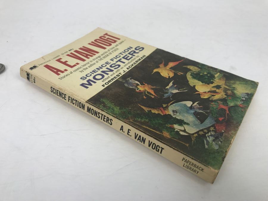Signed Paperback Book 'Science Fiction Monster' By A. E. Van Vogt (Signed) And Forrest J. Ackerman (Signed) [Photo 2]