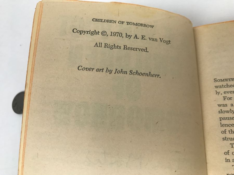 Signed Pair Of Paperback Books By A. E. Van Vogt [Photo 8]