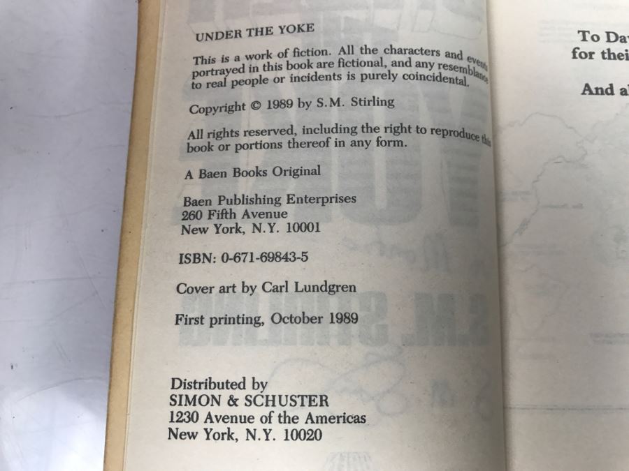 Signed Set Of (6) Paperback Books By S. M. Stirling [Photo 31]