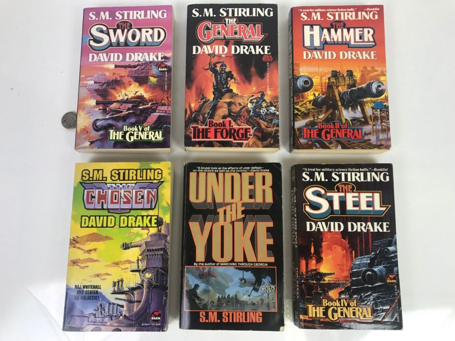 Signed Set Of (6) Paperback Books By S. M. Stirling [Photo 2]