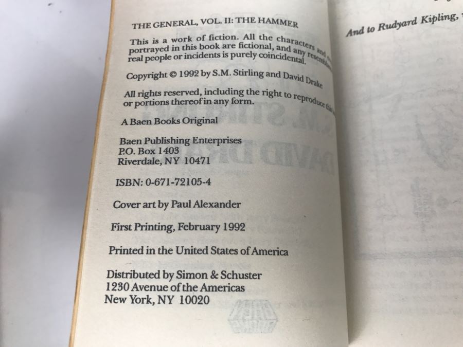 Signed Set Of (6) Paperback Books By S. M. Stirling [Photo 20]