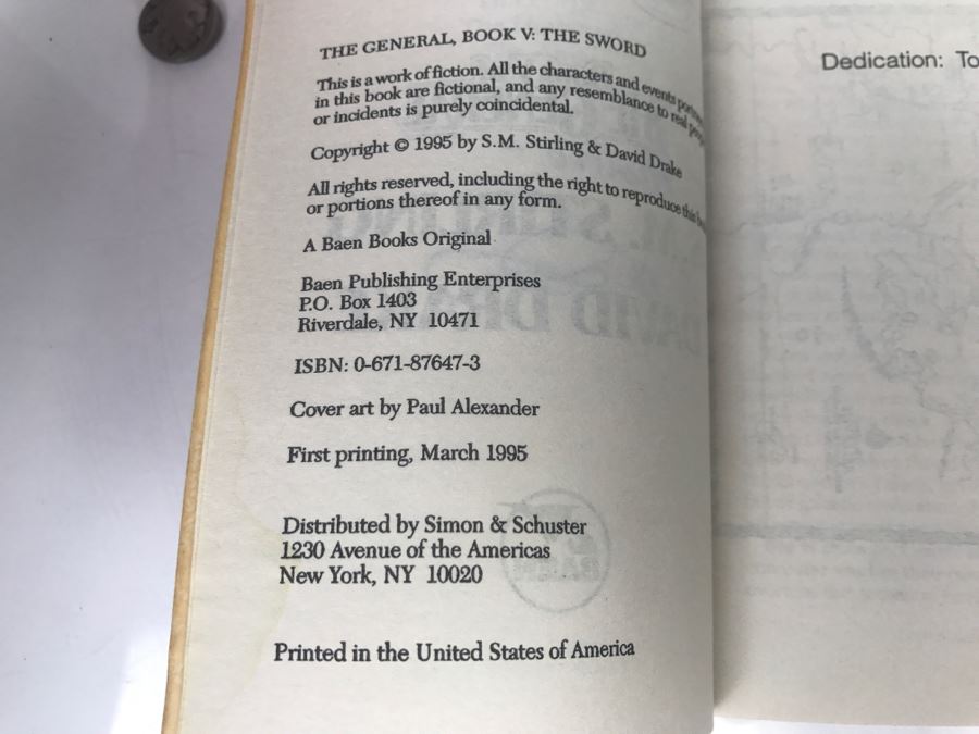 Signed Set Of (6) Paperback Books By S. M. Stirling [Photo 8]