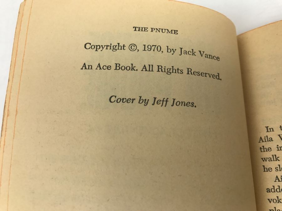 Signed Set Of (4) Paperback Books By Jack Vance [Photo 26]