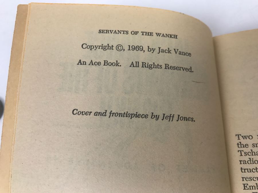 Signed Set Of (4) Paperback Books By Jack Vance [Photo 14]