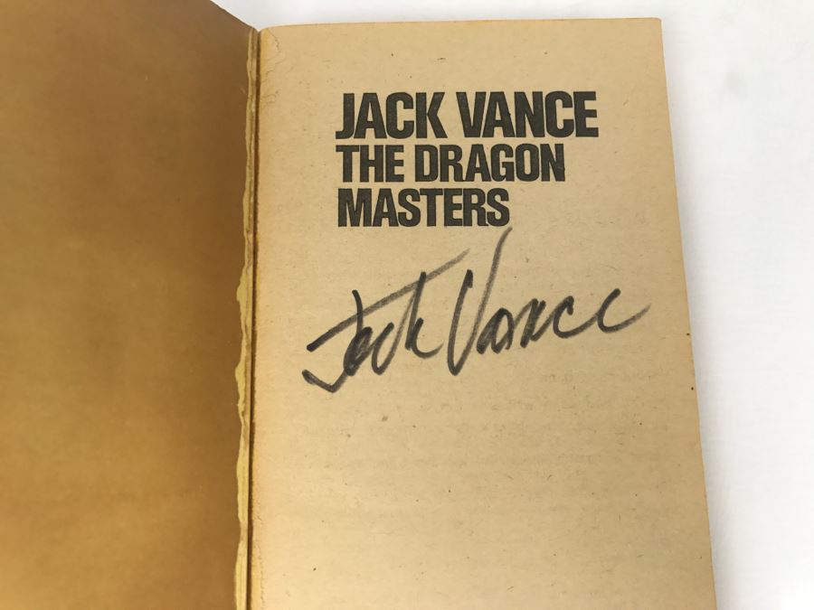  Signed Set Of (4) Paperback Books By Jack Vance [Photo 19]