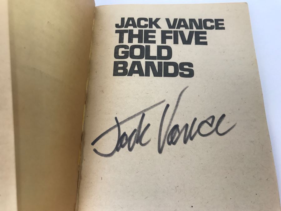  Signed Set Of (4) Paperback Books By Jack Vance [Photo 22]