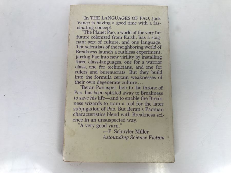  Signed Set Of (4) Paperback Books By Jack Vance [Photo 27]