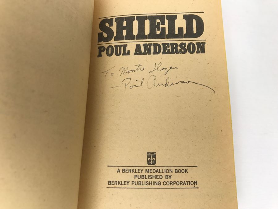 Signed Set Of (4) Paperback Books By Poul Anderson [Photo 26]