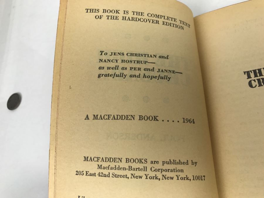 Signed Set Of (4) Paperback Books By Poul Anderson [Photo 8]