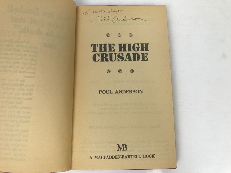 Signed Set Of (4) Paperback Books By Poul Anderson [Photo 6]