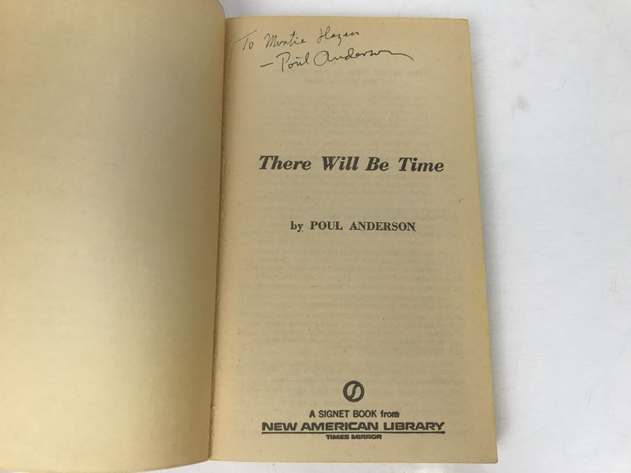 Signed Set Of (4) Paperback Books By Poul Anderson [Photo 13]