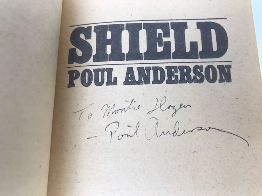 Signed Set Of (4) Paperback Books By Poul Anderson [Photo 27]