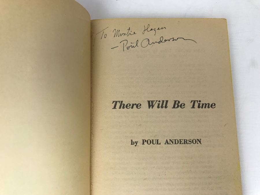 Signed Set Of (4) Paperback Books By Poul Anderson [Photo 12]