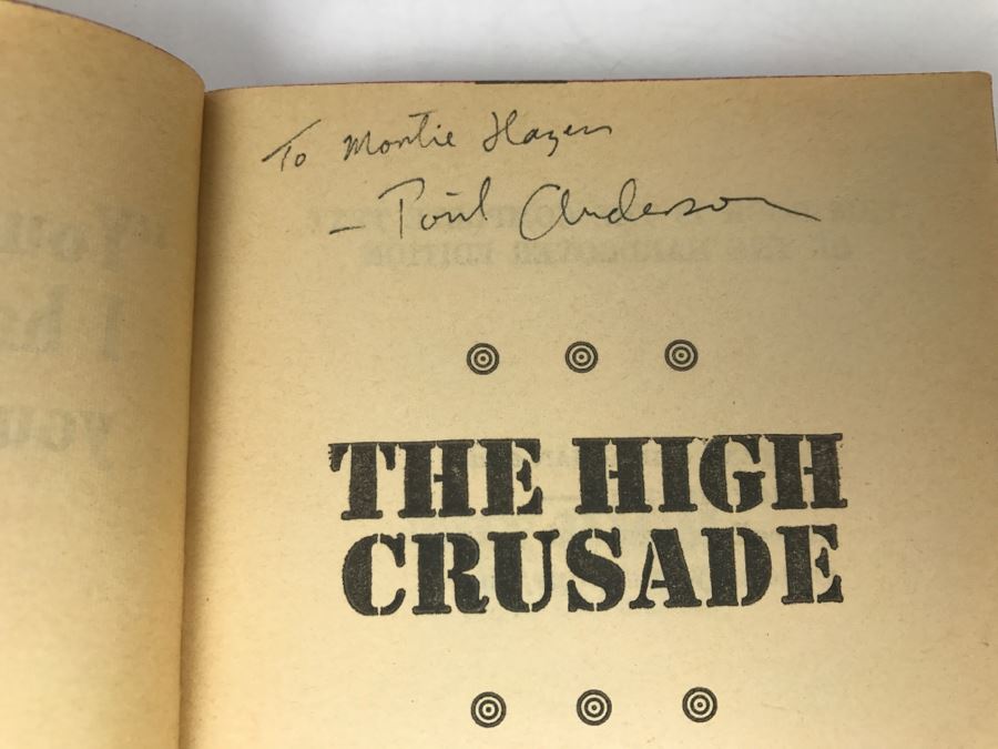 Signed Set Of (4) Paperback Books By Poul Anderson [Photo 7]