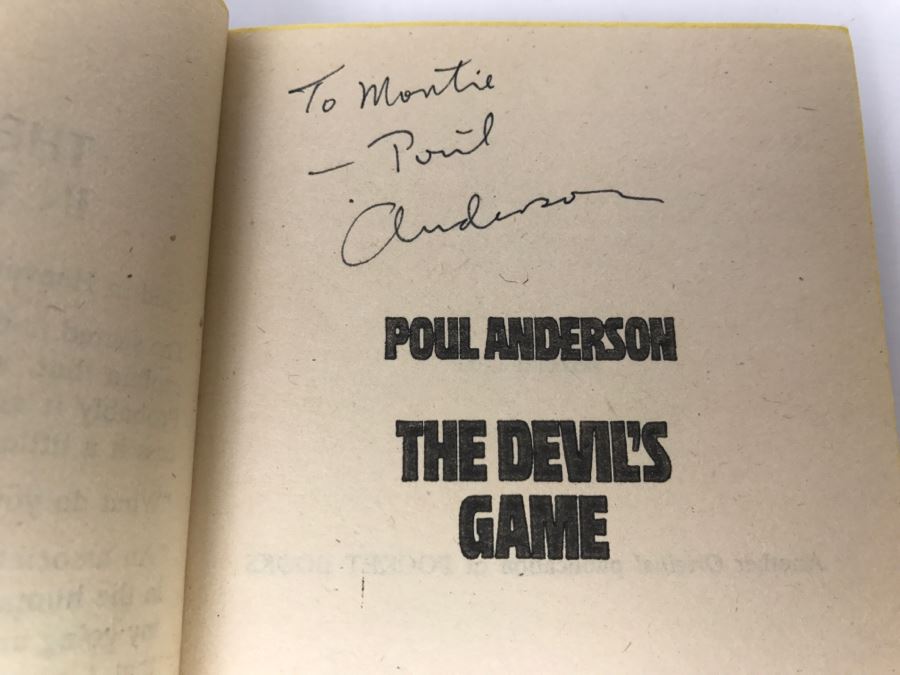 Signed Set Of (3) Paperback Books By Poul Anderson [Photo 19]