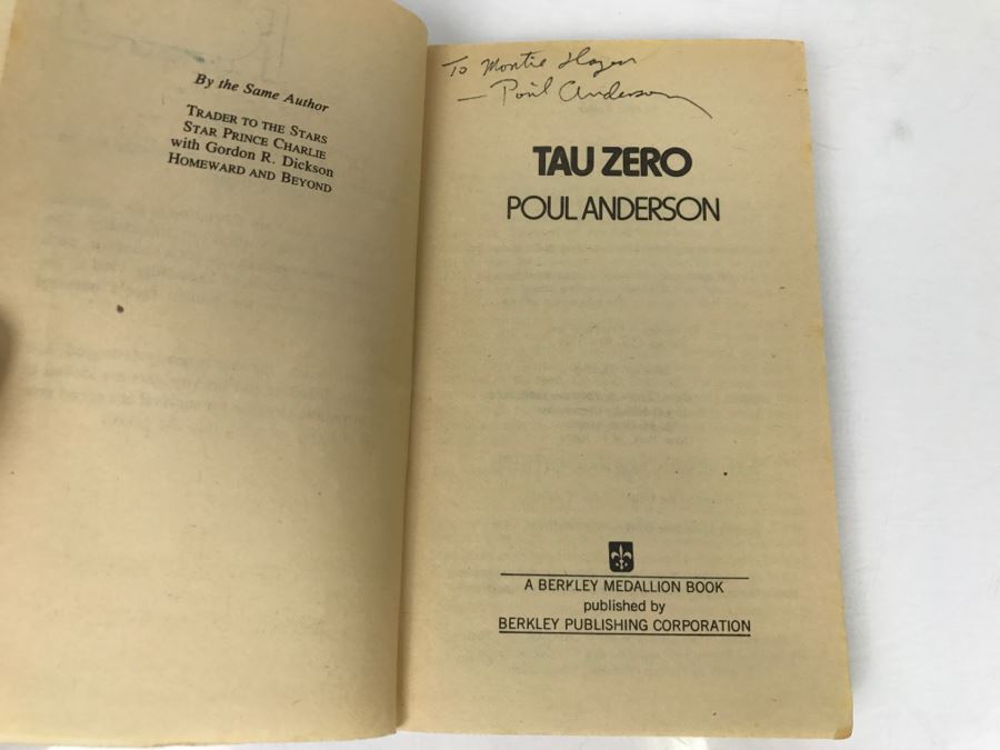 Signed Set Of (3) Paperback Books By Poul Anderson [Photo 6]