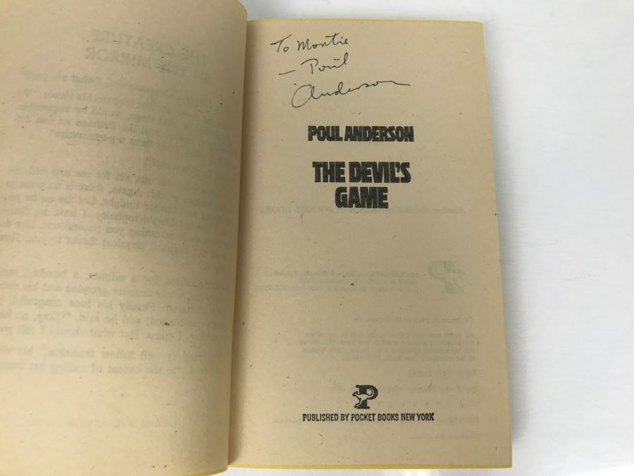 Signed Set Of (3) Paperback Books By Poul Anderson [Photo 18]