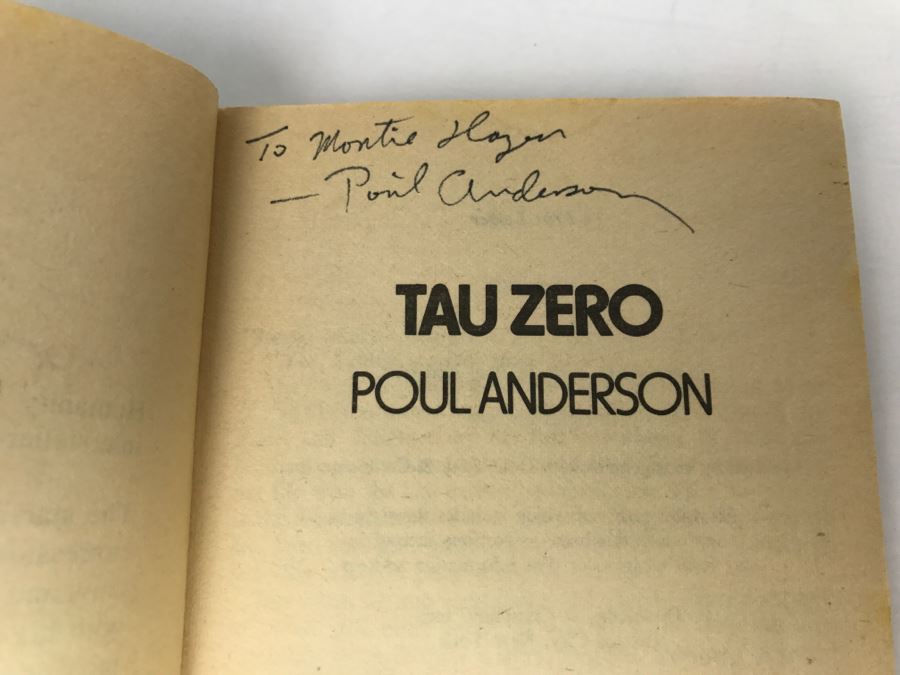 Signed Set Of (3) Paperback Books By Poul Anderson [Photo 7]