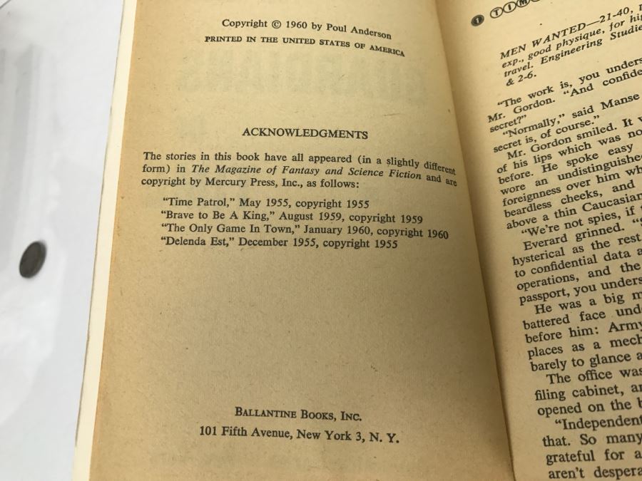 Signed Set Of (3) Paperback Books By Poul Anderson [Photo 8]