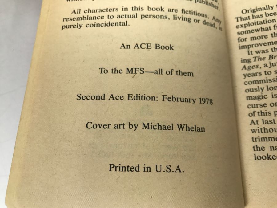 Signed Set Of (3) Paperback Books By Poul Anderson [Photo 23]