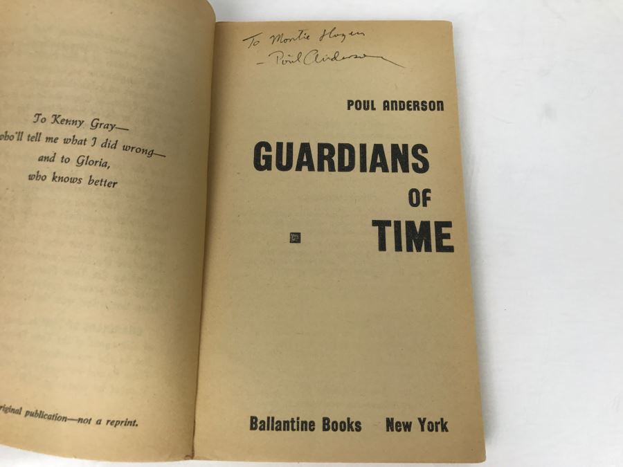 Signed Set Of (3) Paperback Books By Poul Anderson [Photo 6]