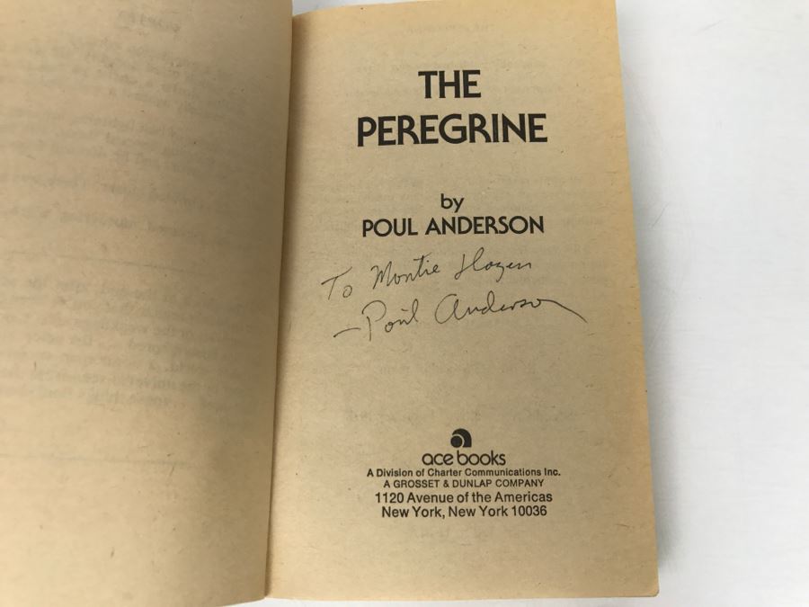 Signed Set Of (3) Paperback Books By Poul Anderson [Photo 19]