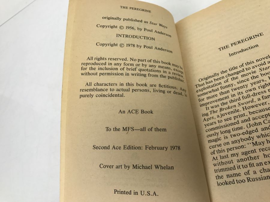 Signed Set Of (3) Paperback Books By Poul Anderson [Photo 21]