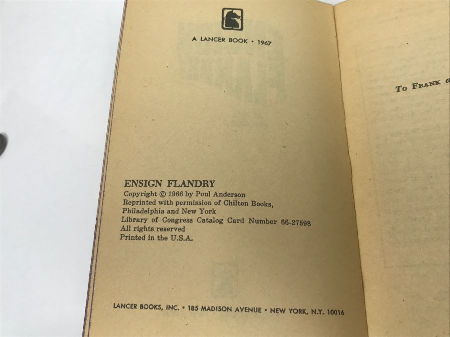 Signed Set Of (4) Paperback Books By Poul Anderson [Photo 3]