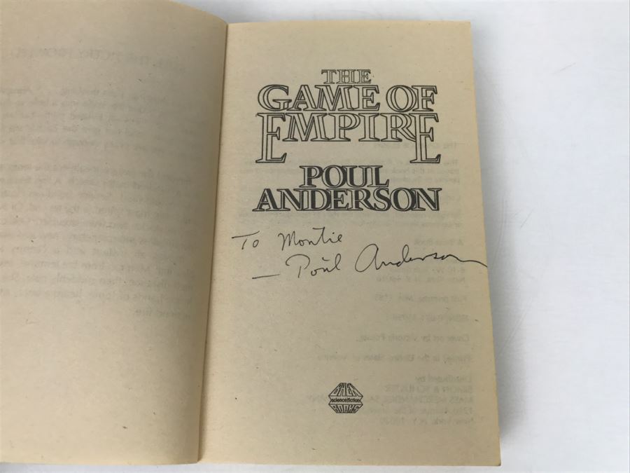 Signed Set Of (4) Paperback Books By Poul Anderson [Photo 19]