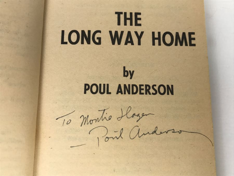Signed Set Of (4) Paperback Books By Poul Anderson [Photo 19]
